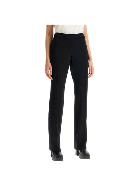 Stretch Wool Fluid Trousers.