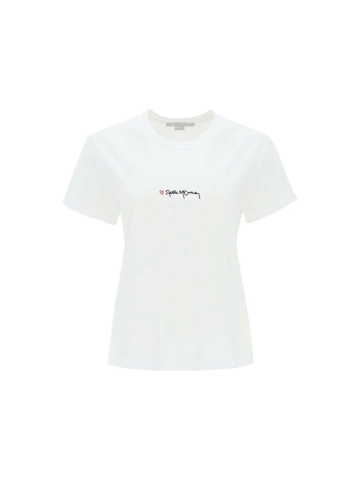 T-Shirt With Embroidered Signature STELLA MCCARTNEY JOHN JULIA.