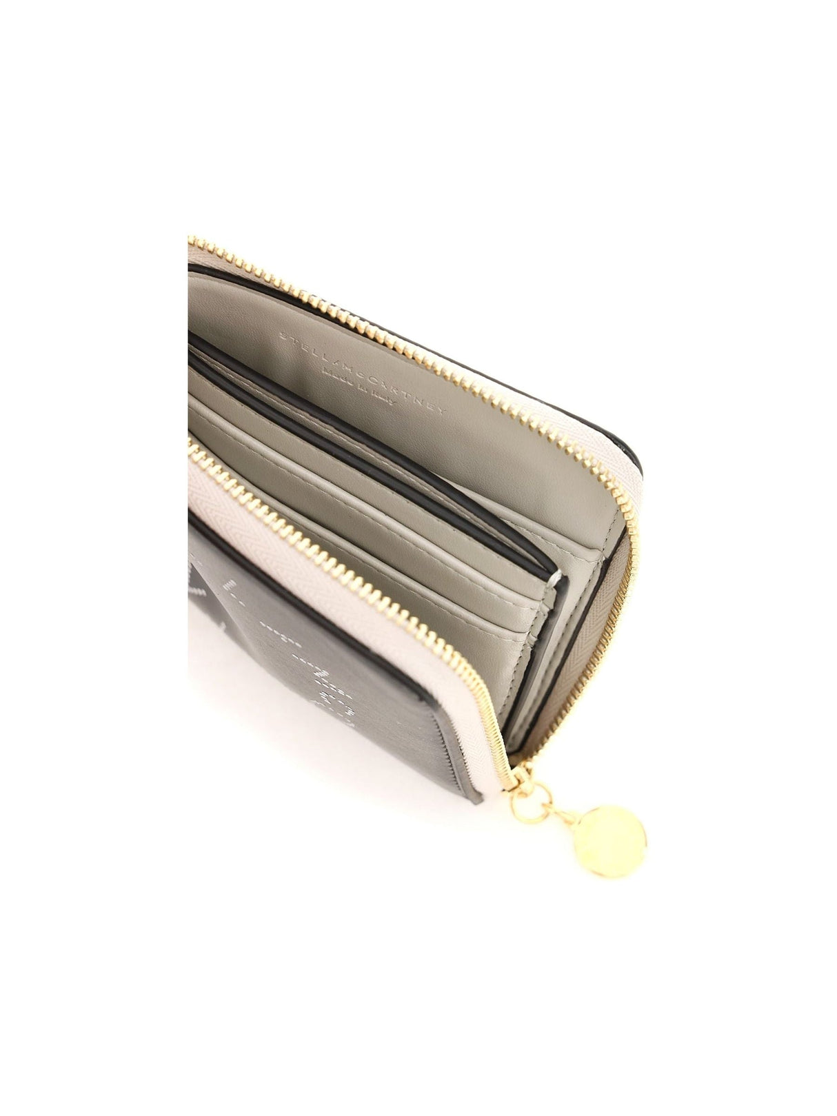 Two-Tone Faux Leather Cardholder - OS - Women > Accessories > Wallets and Small Leather Goods > Card holders