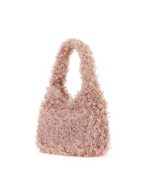 STELLA MCCARTNEY-Small Soft Teddy Hobo Tote Bag. -JOHN JULIA.