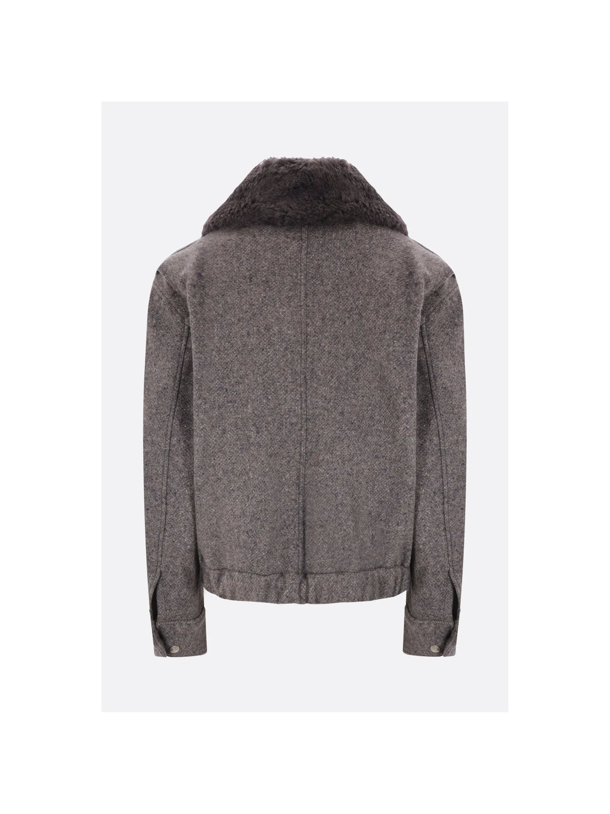 Wool Blend Oversize Bomber Jacket-STELLA MCCARTNEY-JOHN JULIA