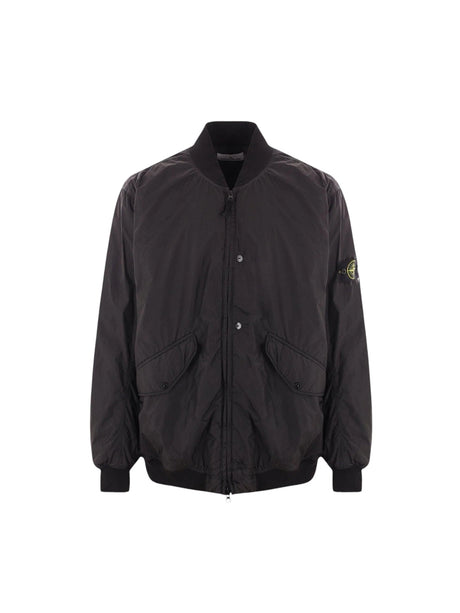 STONE ISLAND-Crinkle Reps R-ny Bomber Jacket-JOHN JULIA