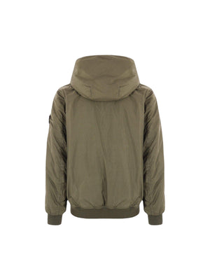 Crinkle Reps R-ny Padded Jacket-STONE ISLAND-JOHN JULIA