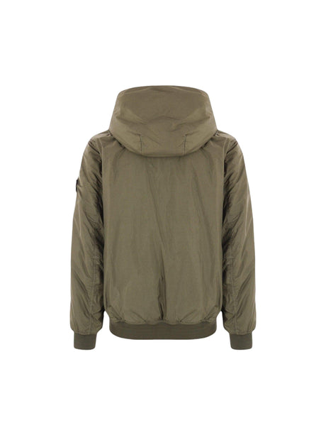 Crinkle Reps R-ny Padded Jacket-STONE ISLAND-JOHN JULIA