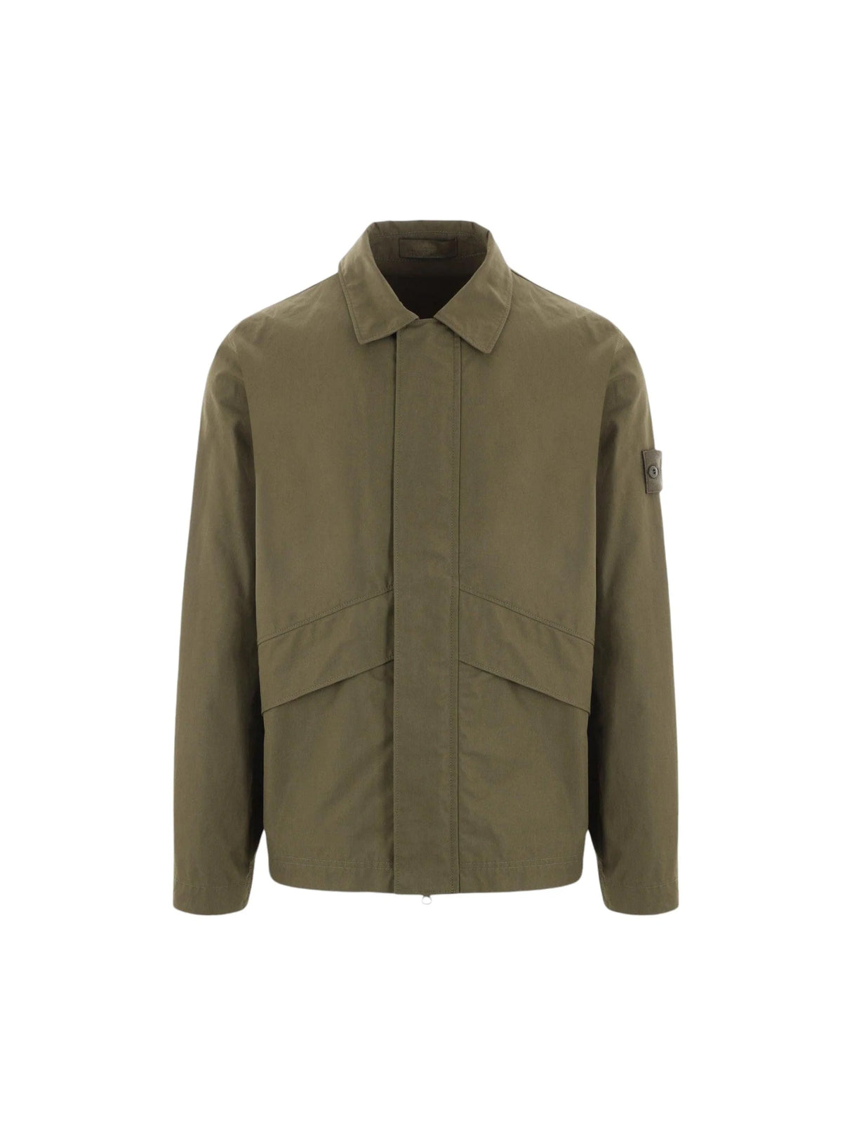 Ghost Cotton Overshirt-STONE ISLAND-JOHN JULIA