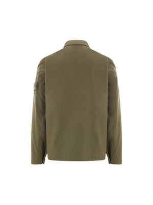 Ghost Cotton Overshirt-STONE ISLAND-JOHN JULIA