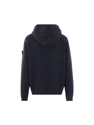 Logo Badge Jersey Hoodie-STONE ISLAND-JOHN JULIA