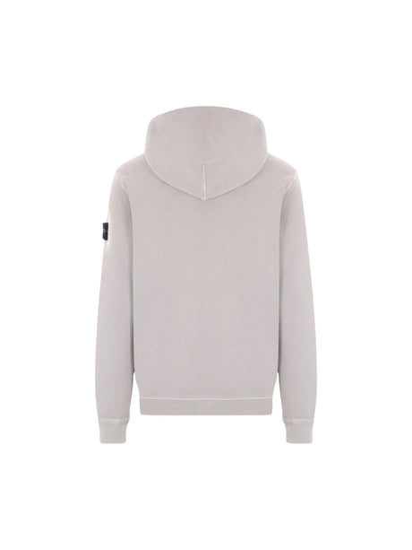 Logo Badge Jersey Hoodie-STONE ISLAND-JOHN JULIA