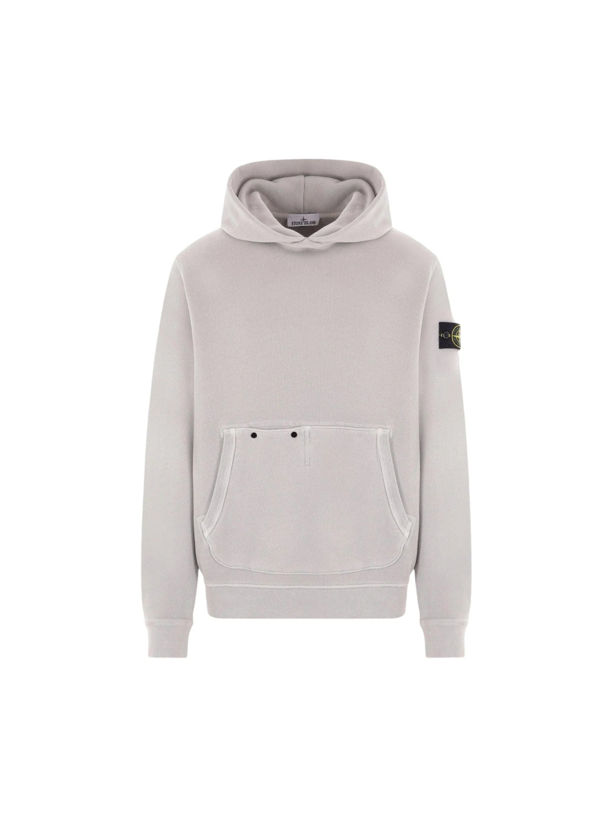 Logo Badge Jersey Hoodie-STONE ISLAND-JOHN JULIA