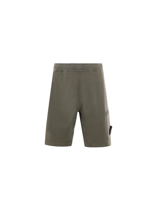 Logo Badge Jersey Shorts-STONE ISLAND-JOHN JULIA