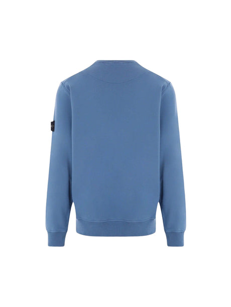 Logo Badge Jersey Sweatshirt-STONE ISLAND-JOHN JULIA