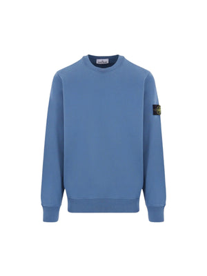 Logo Badge Jersey Sweatshirt-STONE ISLAND-JOHN JULIA