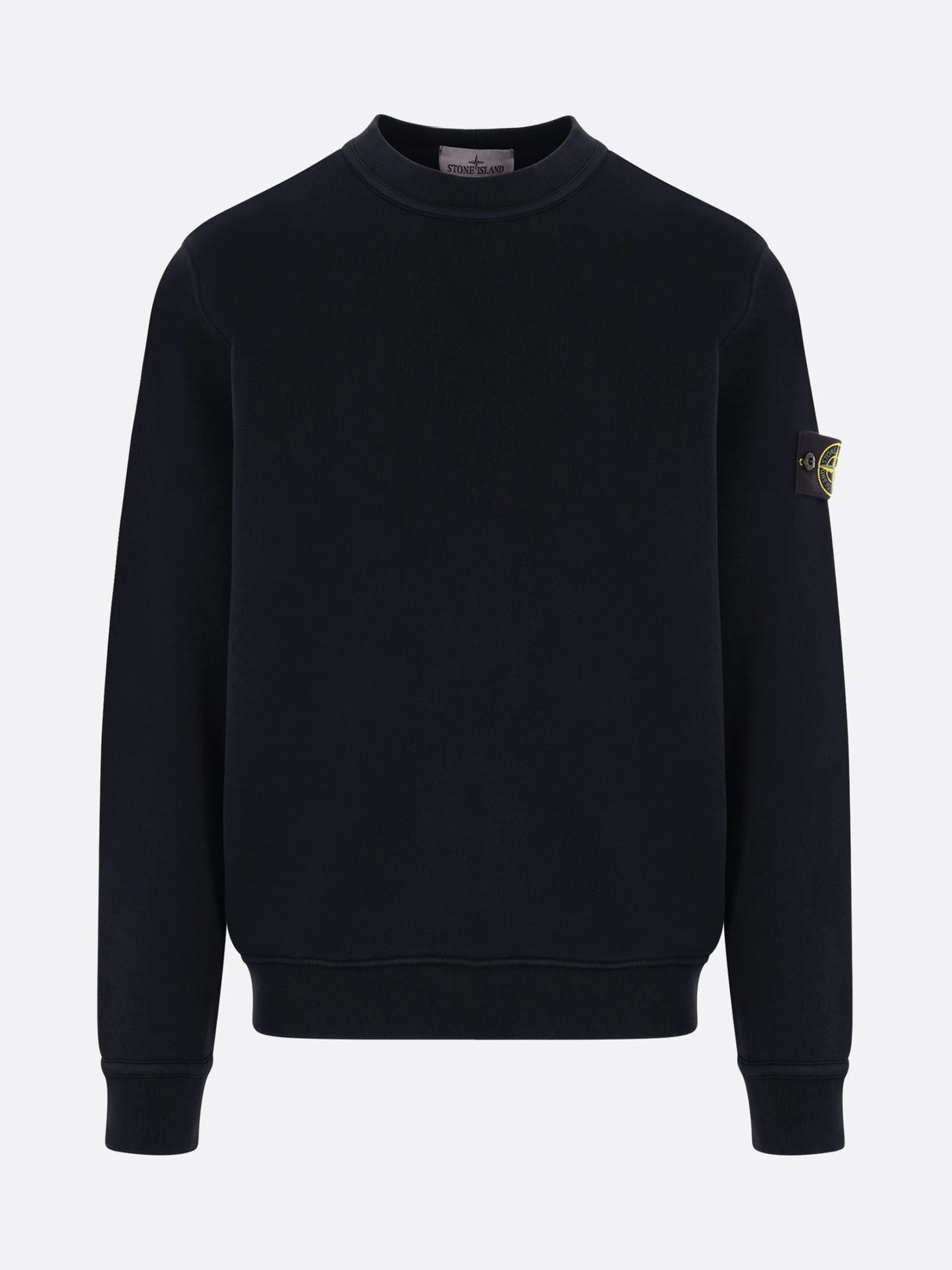 Logo Badge Jersey Sweatshirt-STONE ISLAND-JOHN JULIA