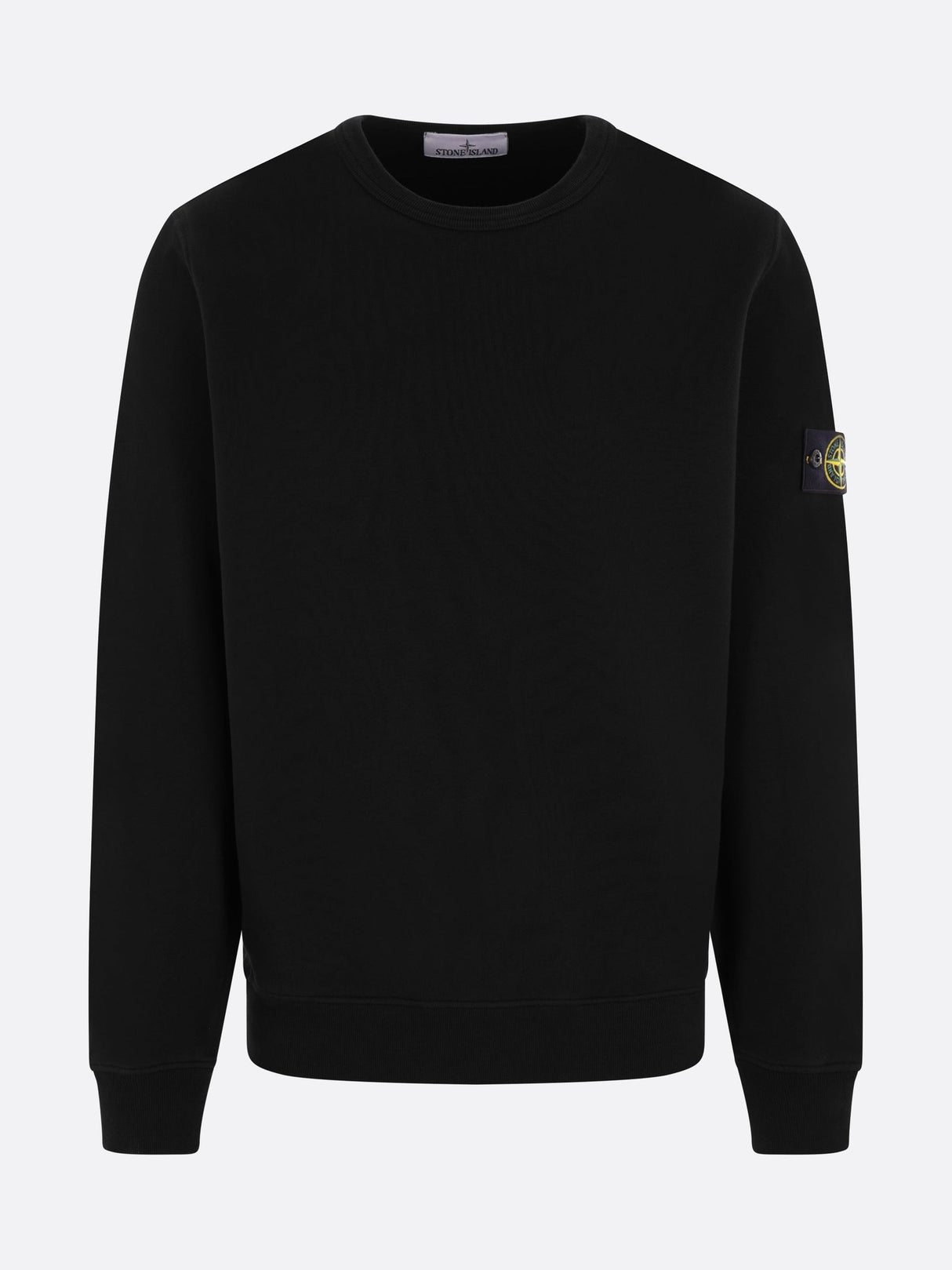 Logo Badge Jersey Sweatshirt-STONE ISLAND-JOHN JULIA