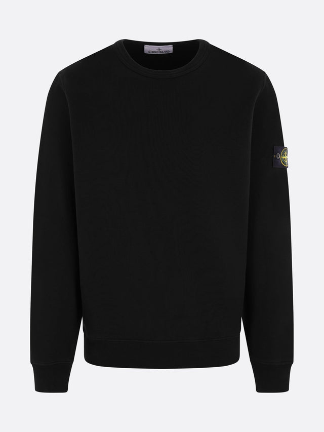 Logo Badge Jersey Sweatshirt-STONE ISLAND-JOHN JULIA