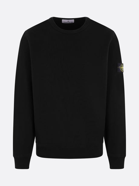 Logo Badge Jersey Sweatshirt-STONE ISLAND-JOHN JULIA