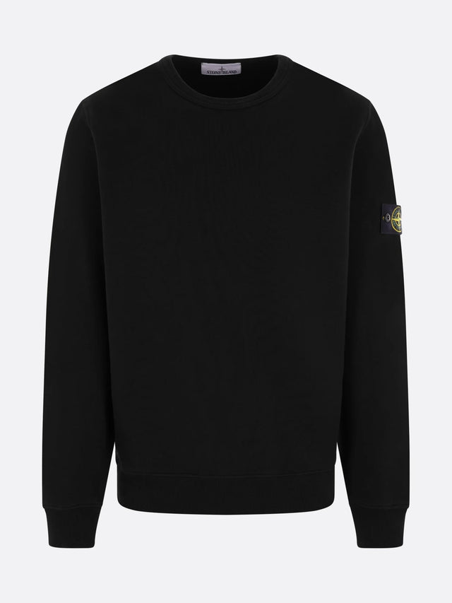 Logo Badge Jersey Sweatshirt-STONE ISLAND-JOHN JULIA