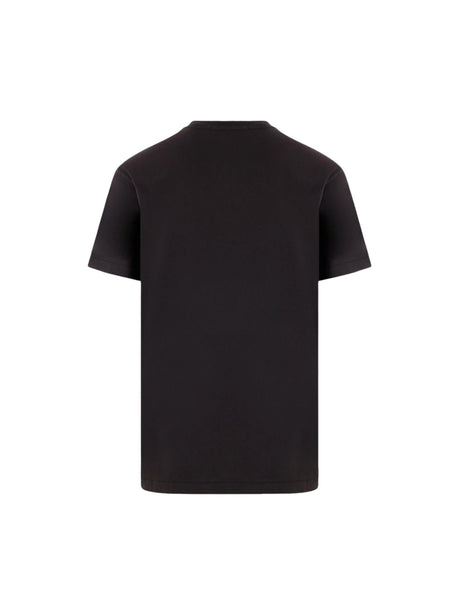 Logo Patch Cotton T-shirt-STONE ISLAND-JOHN JULIA