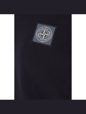 Logo Patch Piquet Polo Shirt-STONE ISLAND-JOHN JULIA