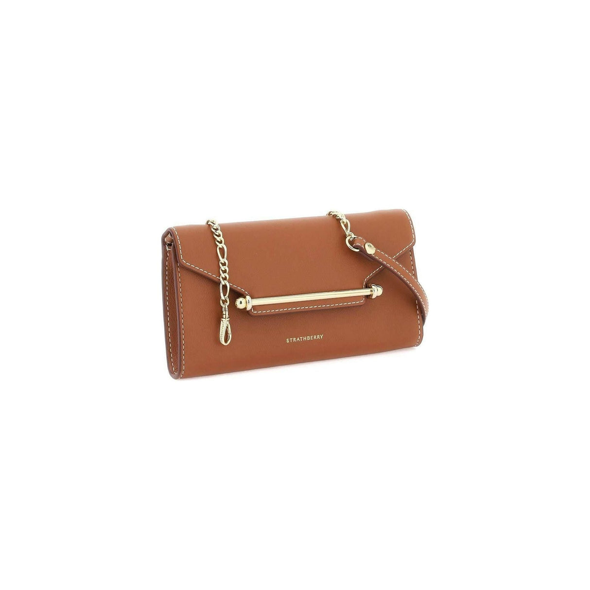 Chestnut Multress Leather Chain Wallet Bag STRATHBERRY JOHN JULIA.