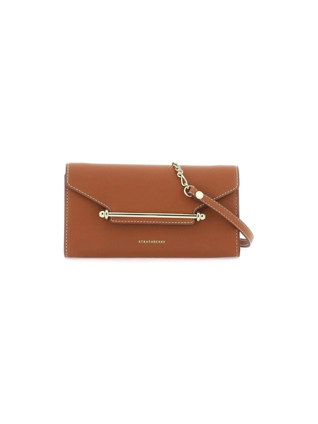 Chestnut Multress Leather Chain Wallet Bag STRATHBERRY JOHN JULIA.