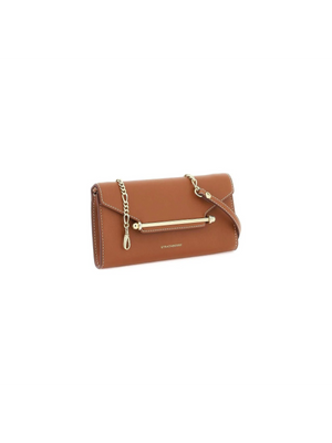 Chestnut Multress Leather Chain Wallet Bag STRATHBERRY JOHN JULIA.