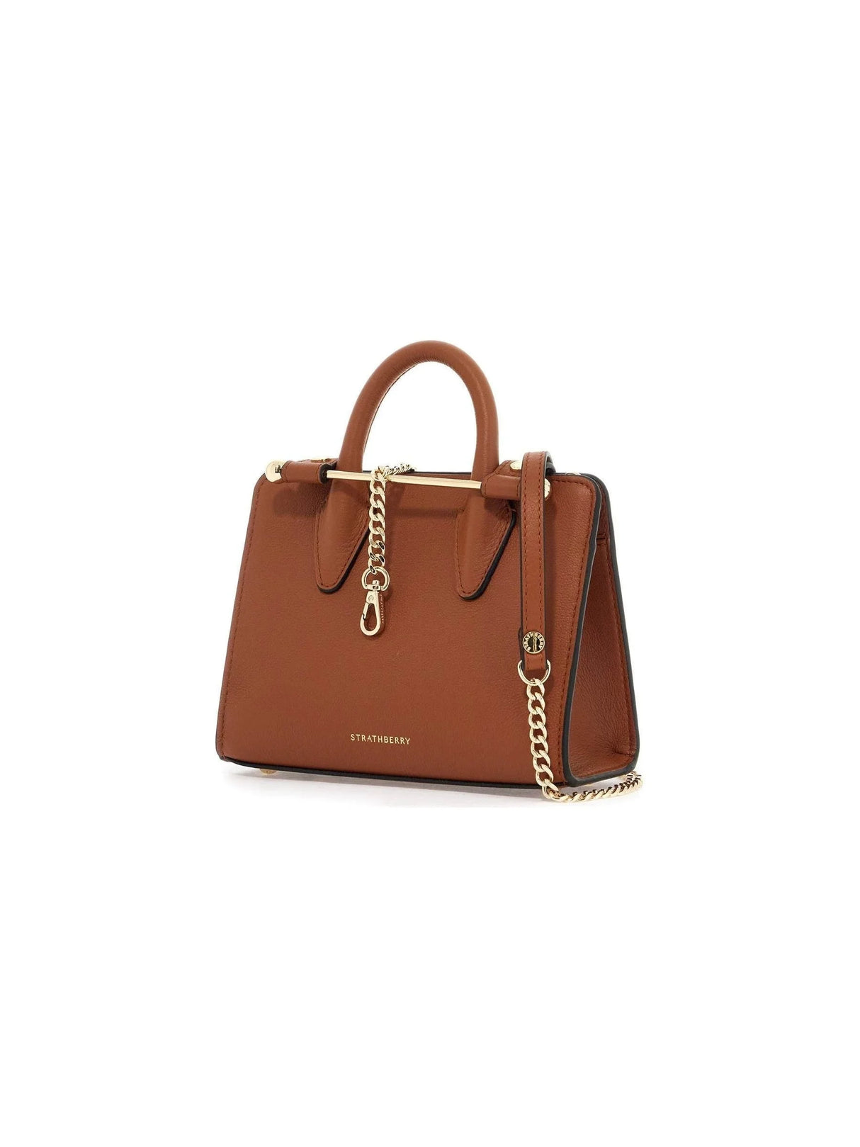 STRATHBERRY-Nano Tote Leather Bag -JOHN JULIA.