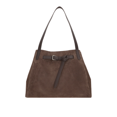 Suede Handbag-BRUNELLO CUCINELLI-JOHN JULIA