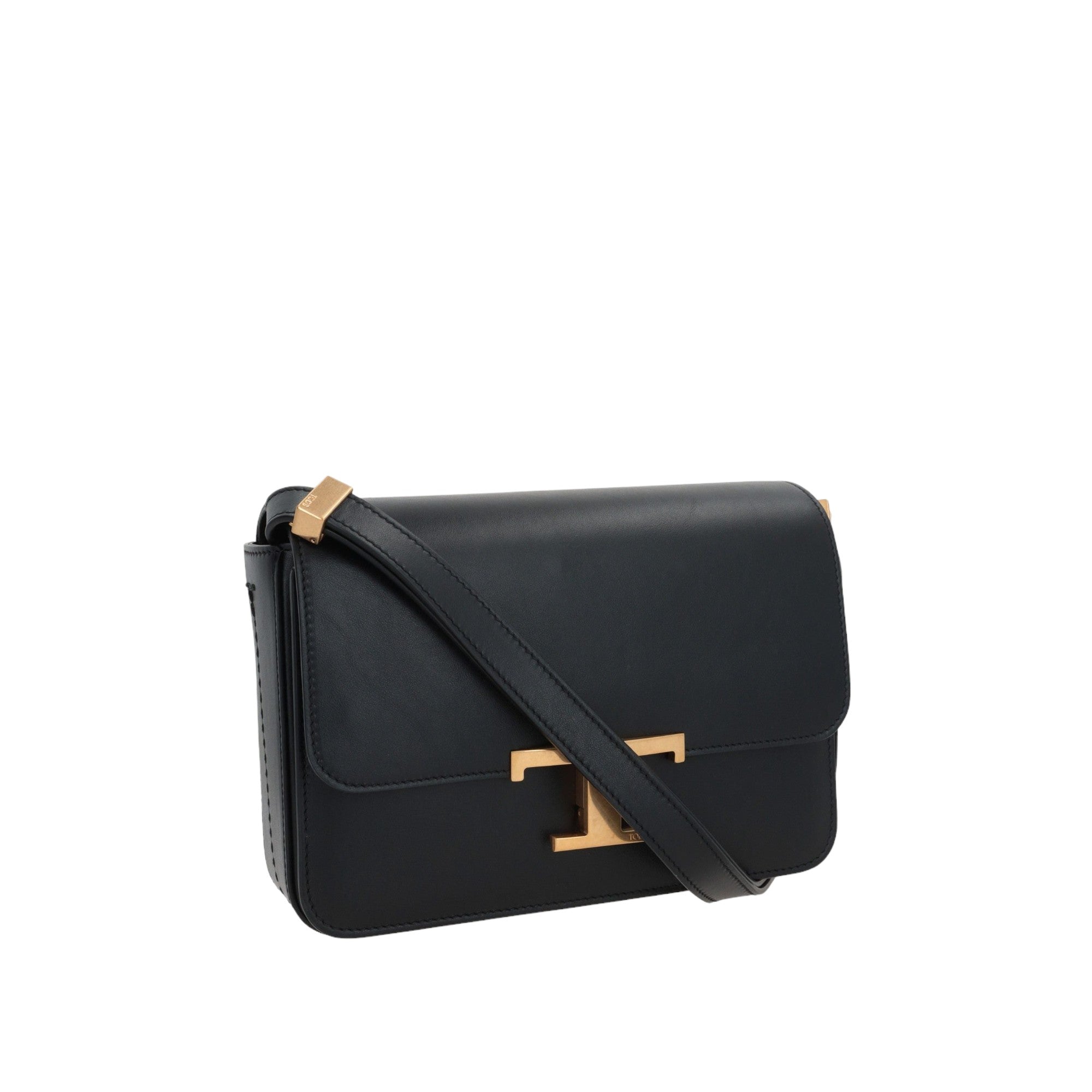 T Timeless Smooth Leather Shoulder Bag-TOD'S-JOHN JULIA