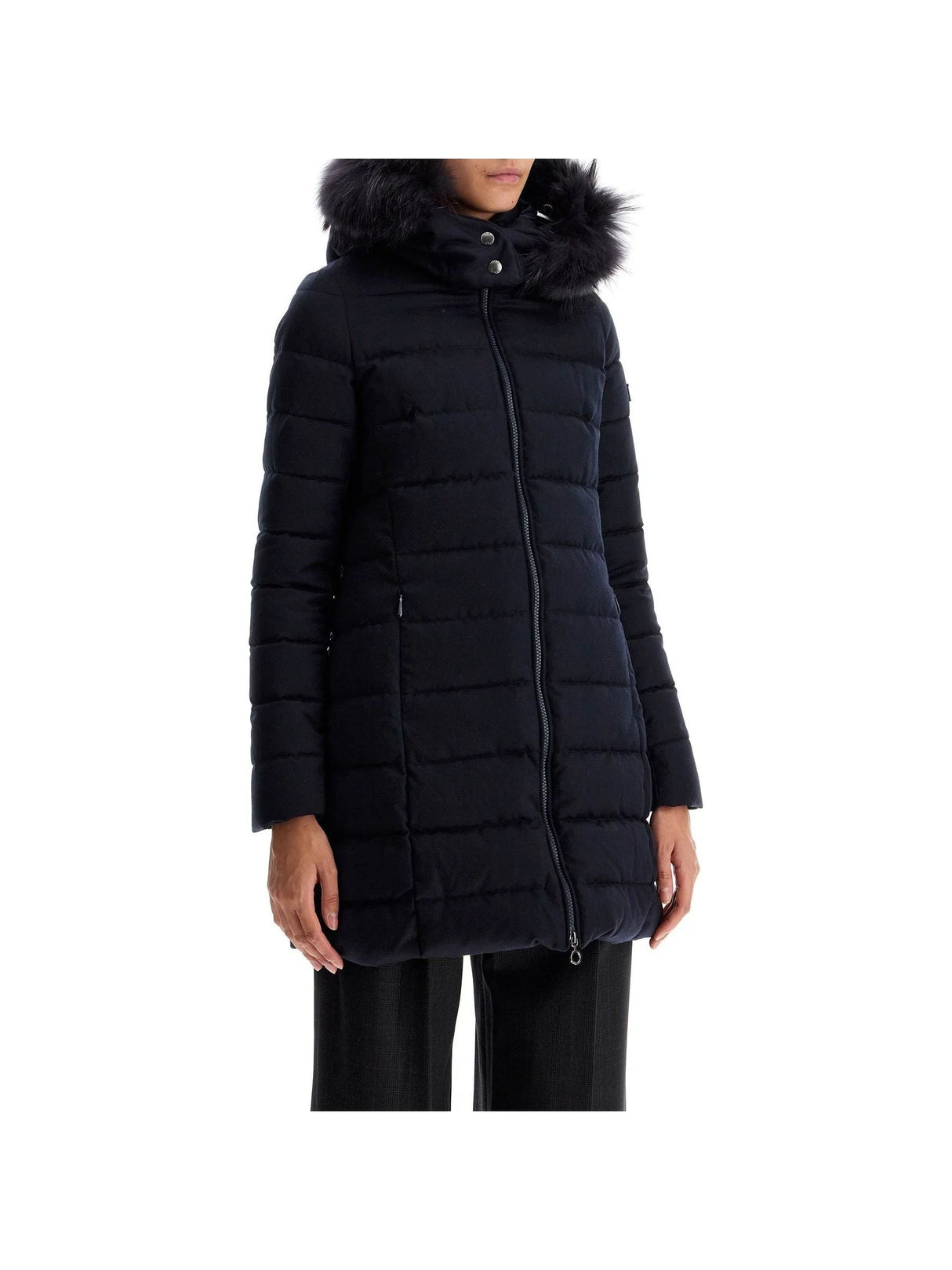 Laviana Wool Midi Down Jacket