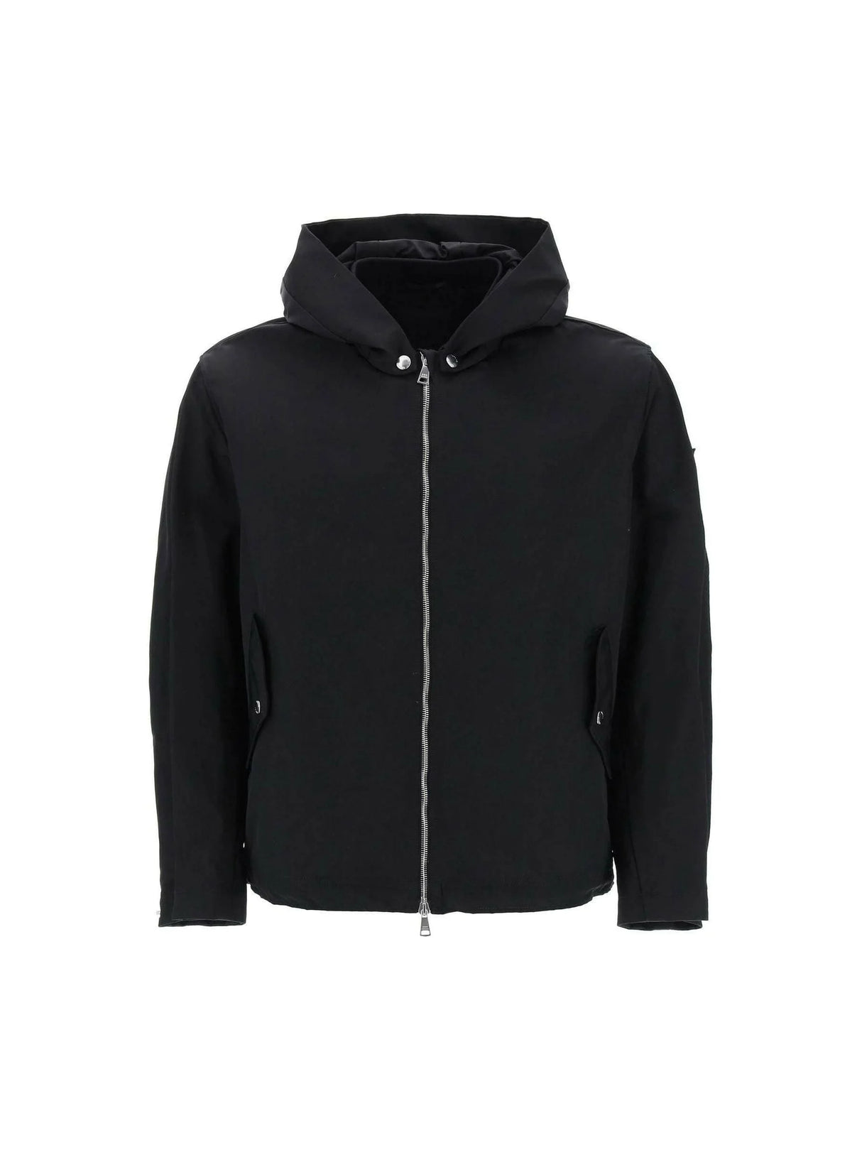 TATRAS-Necetto Cotton Nylon Twill Hooded Jacket-JOHN JULIA