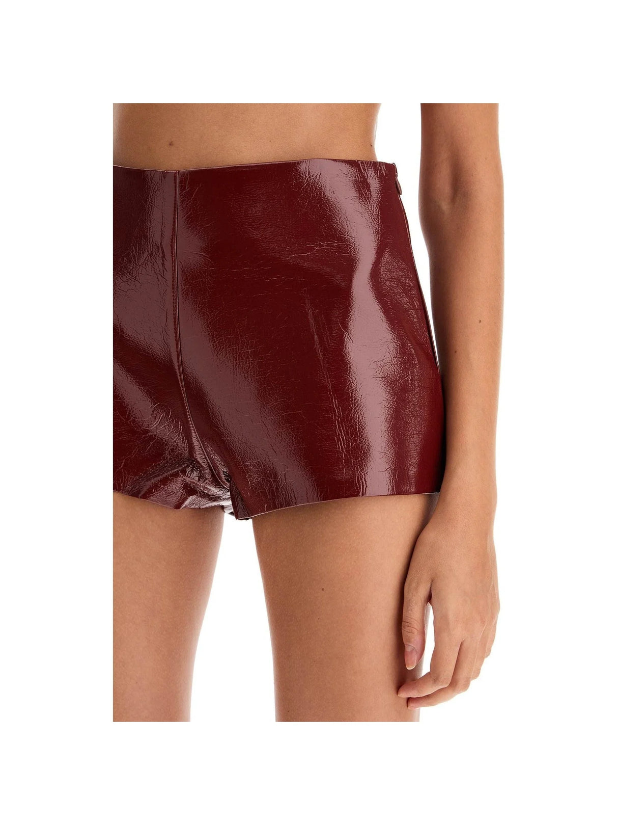 Polly Faux Leather Effect Hot Pants