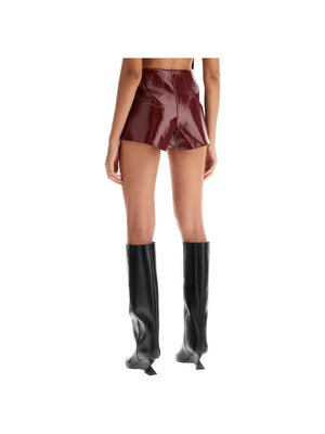 Polly Faux Leather Effect Hot Pants