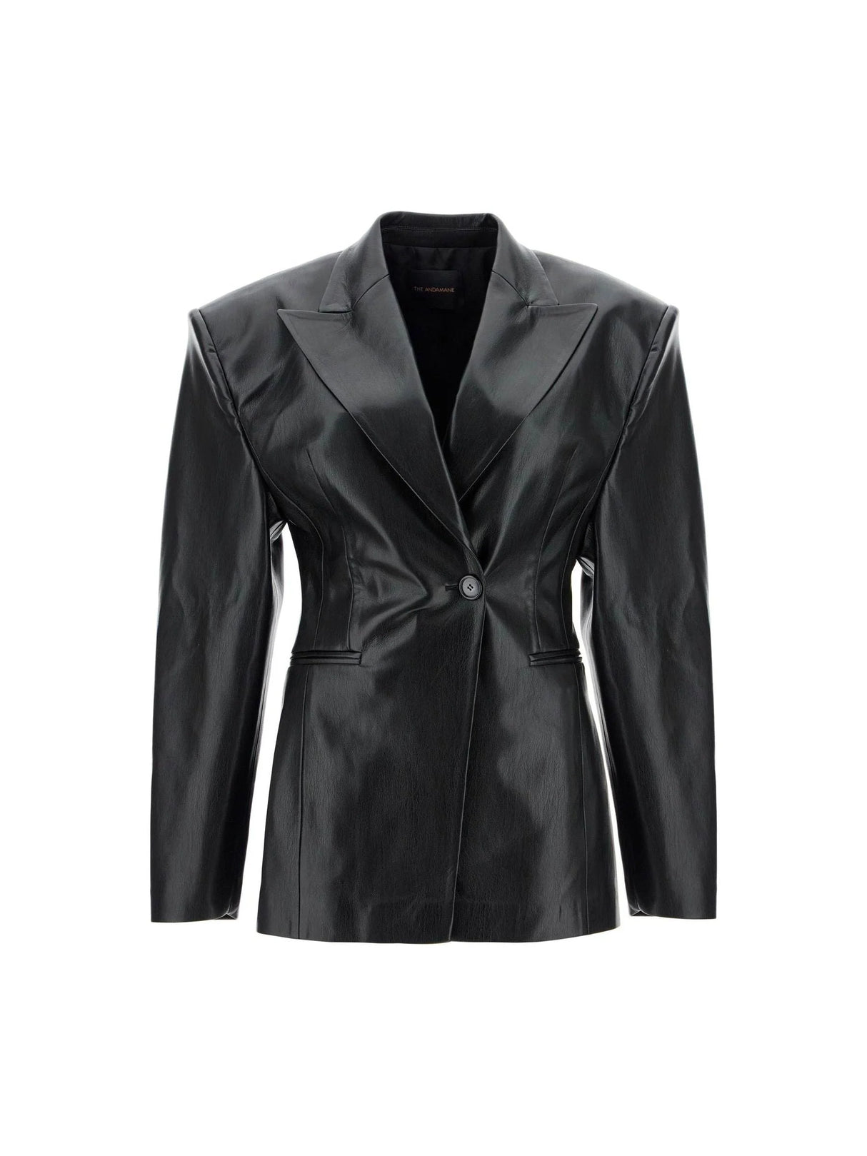 Octavia Vegan Leather Hourglass Blazer - 34 - Woman > Clothing > Jackets and Blazers > Blazers and gilets