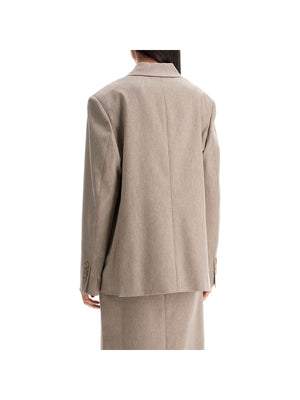 THE ANDAMANE-Oversized Twill Blazer-JOHN JULIA