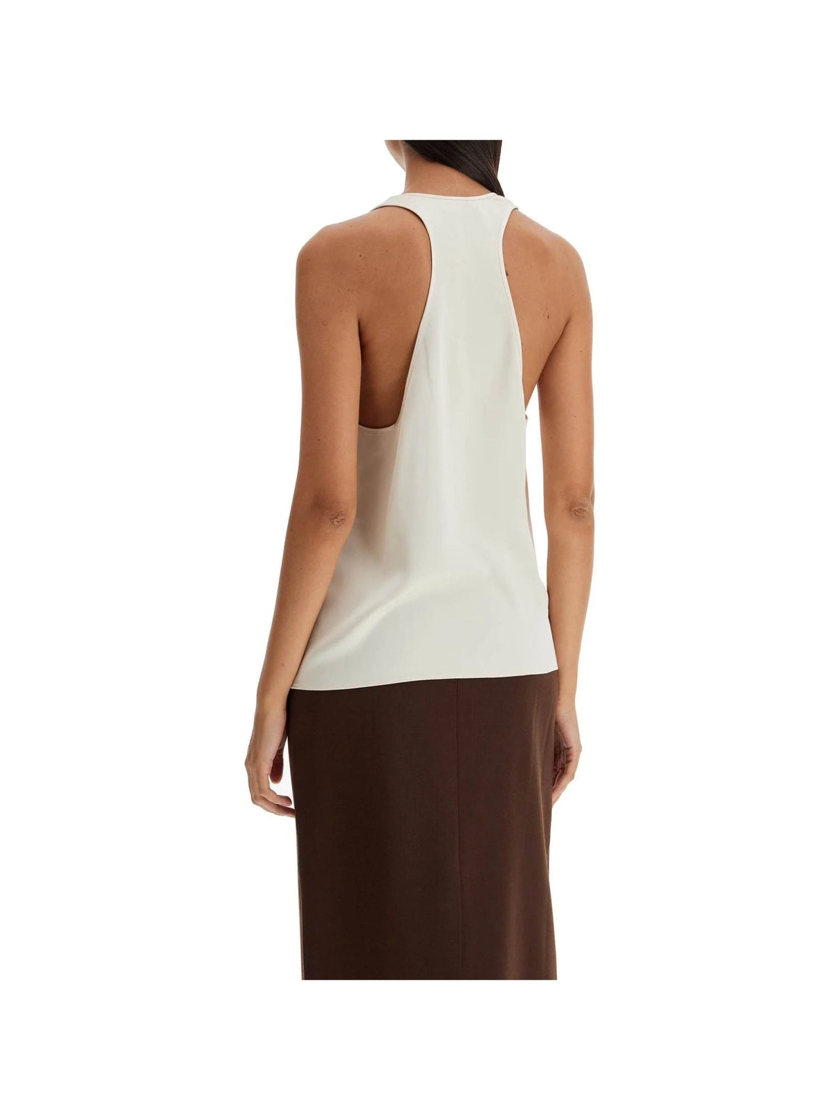 Pure Satin Racerback Top-THE ANDAMANE-JOHN JULIA