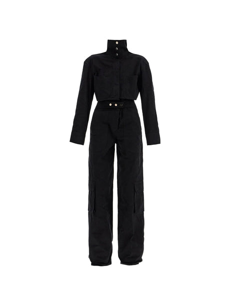 Suede-Like Cotton Aviator Jumpsuit - Women > Clothing > Jumpsuits