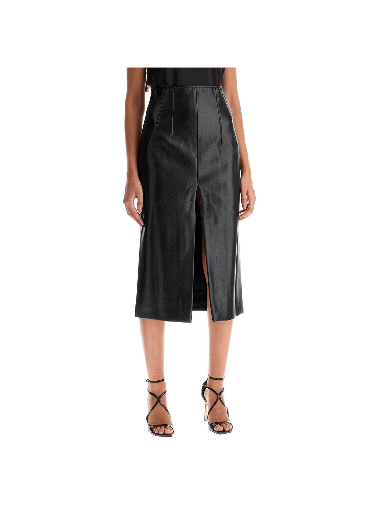 Pencil Skirt Front Slit-The Andamane-JOHN JULIA