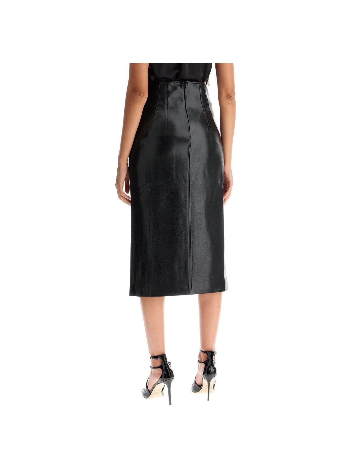 Pencil Skirt Front Slit-The Andamane-JOHN JULIA