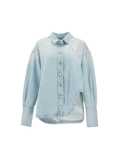 THE ATTICO-Diana Denim Shirt-JOHN JULIA