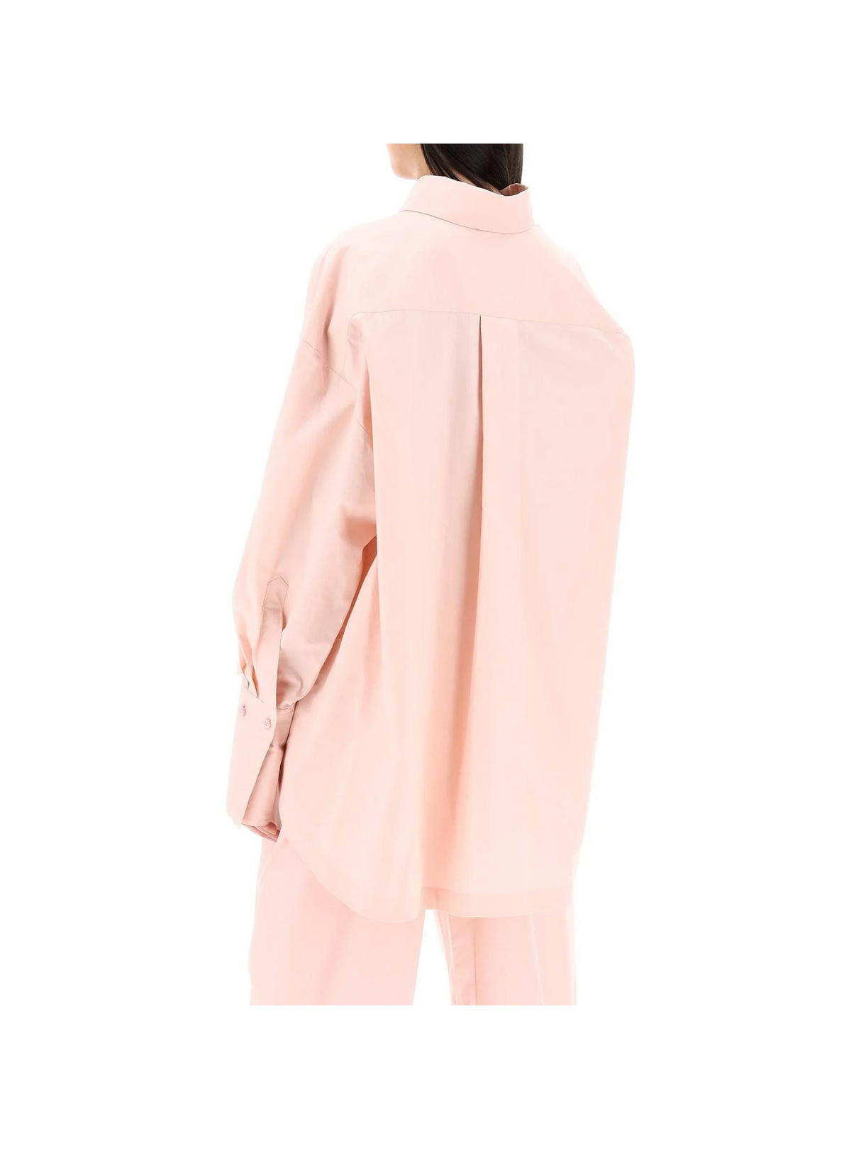 THE ATTICO-Diana Oversized Asymmetric Shirt -JOHN JULIA.