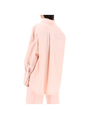 THE ATTICO-Diana Oversized Asymmetric Shirt -JOHN JULIA.