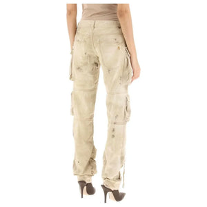 Essie' Cargo Pants With Marble Effect THE ATTICO JOHN JULIA.