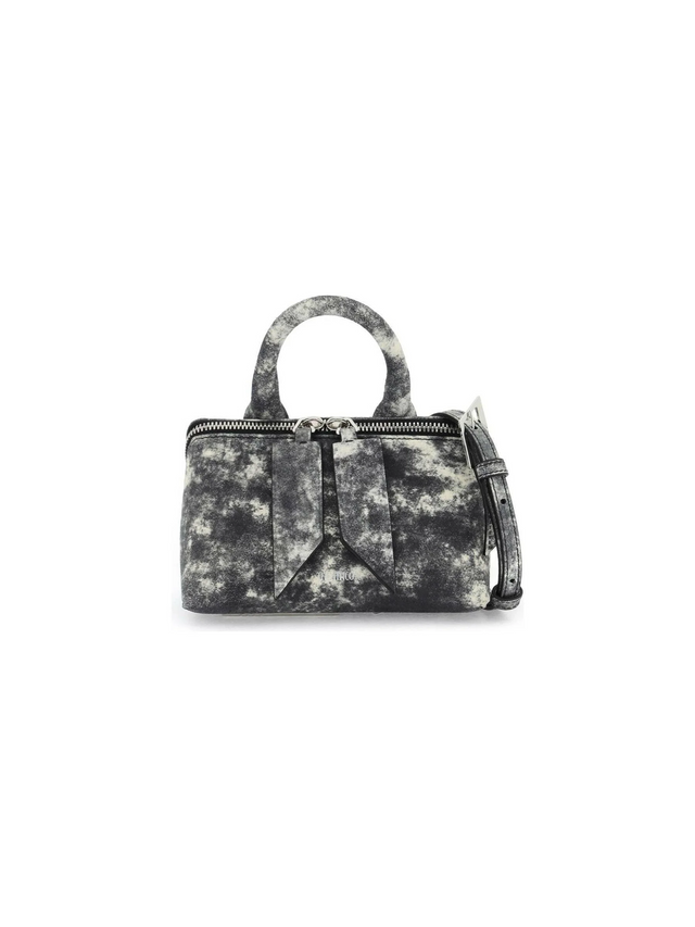 Friday Printed Denim Leather Mini Bag.