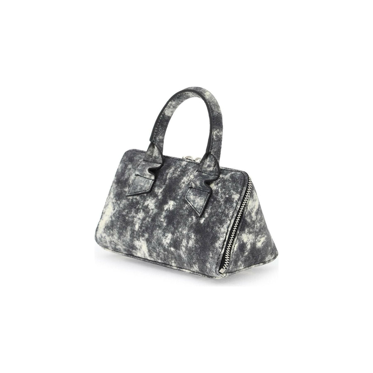 Friday Printed Denim Leather Mini Bag.