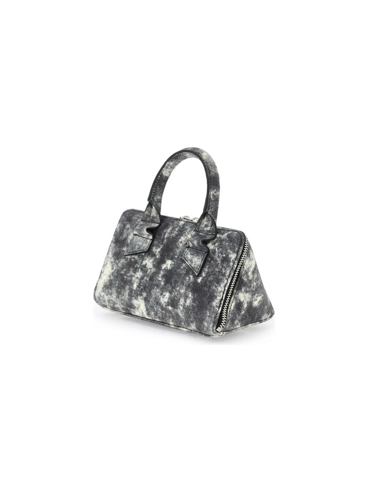 Friday Printed Denim Leather Mini Bag.