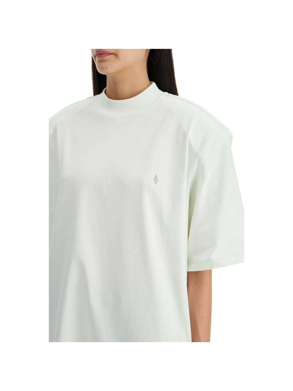 Kilie Cotton Shoulder Padded T-Shirt.