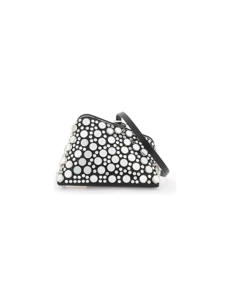 Mini Midnight Clutch With Mirrored Studs THE ATTICO JOHN JULIA.