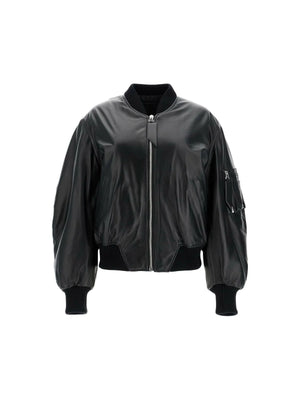 THE ATTICO-Nappa Leather Anja Jacket-JOHN JULIA