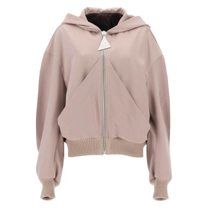 Oversized Hooded Bomber Jacket.